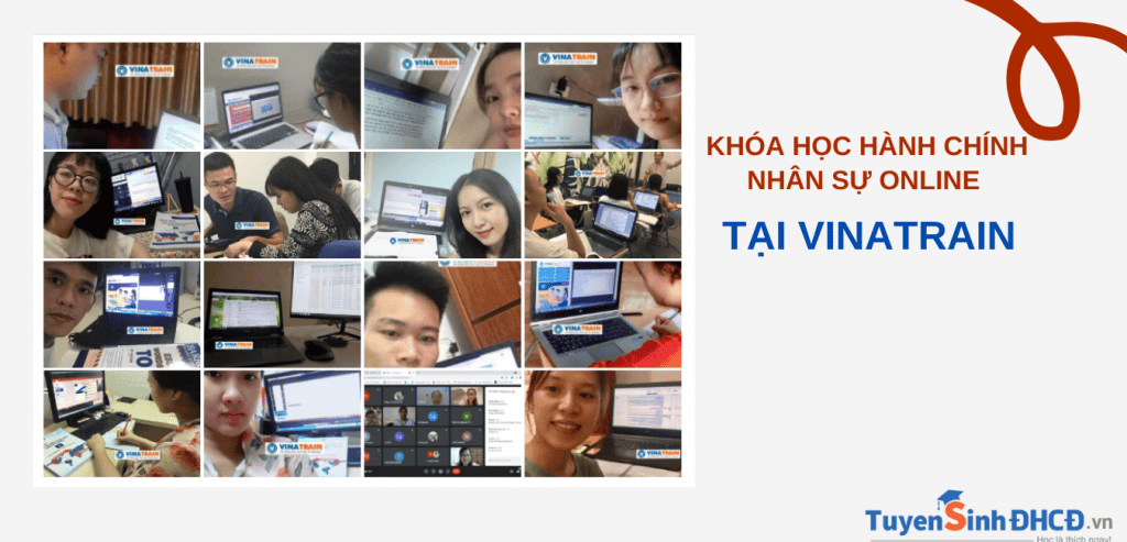 Khóa học hành chính nhân sụ online tại VinaTrain
