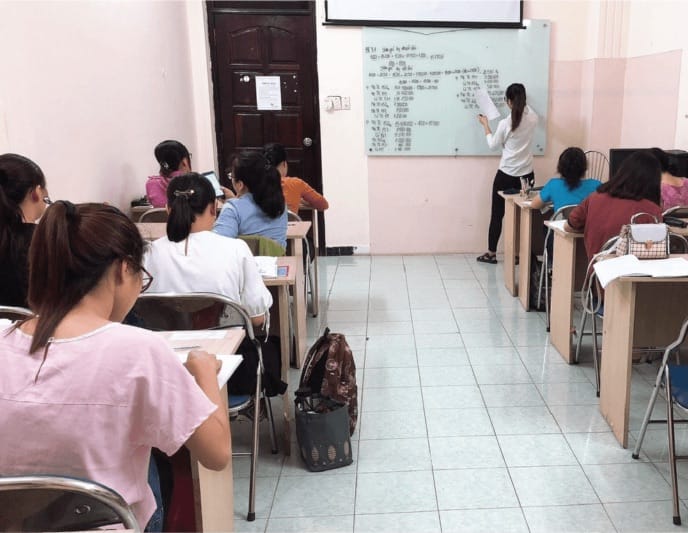 Hình ảnh đào tạo kế toán tại trung tâm kế toán Kimi