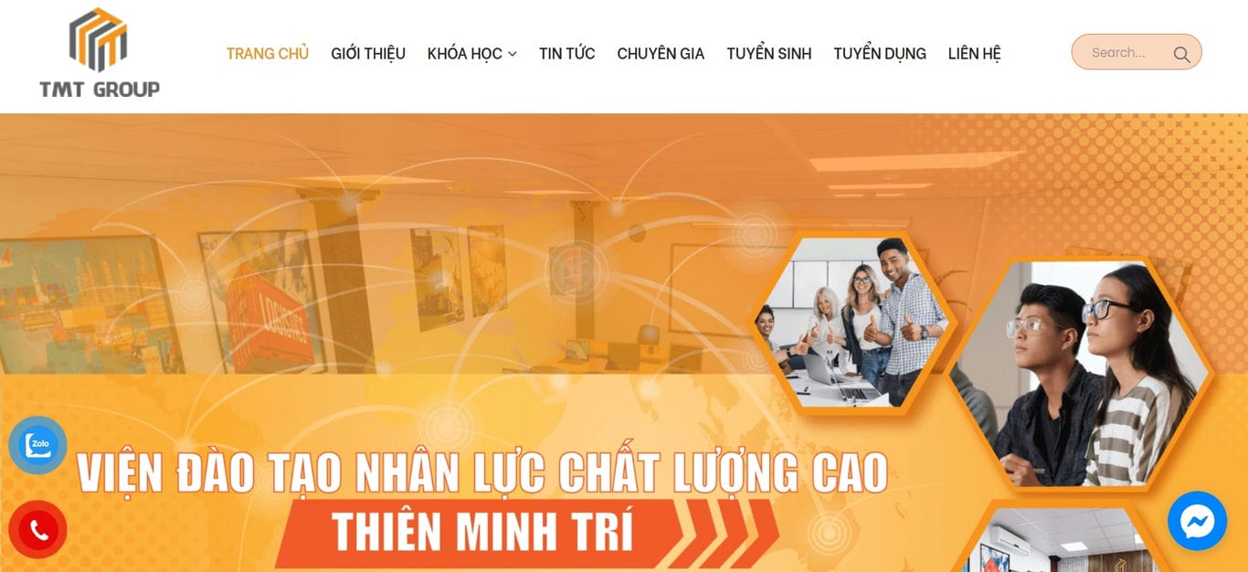 Website chính thức của trung tâm TMT