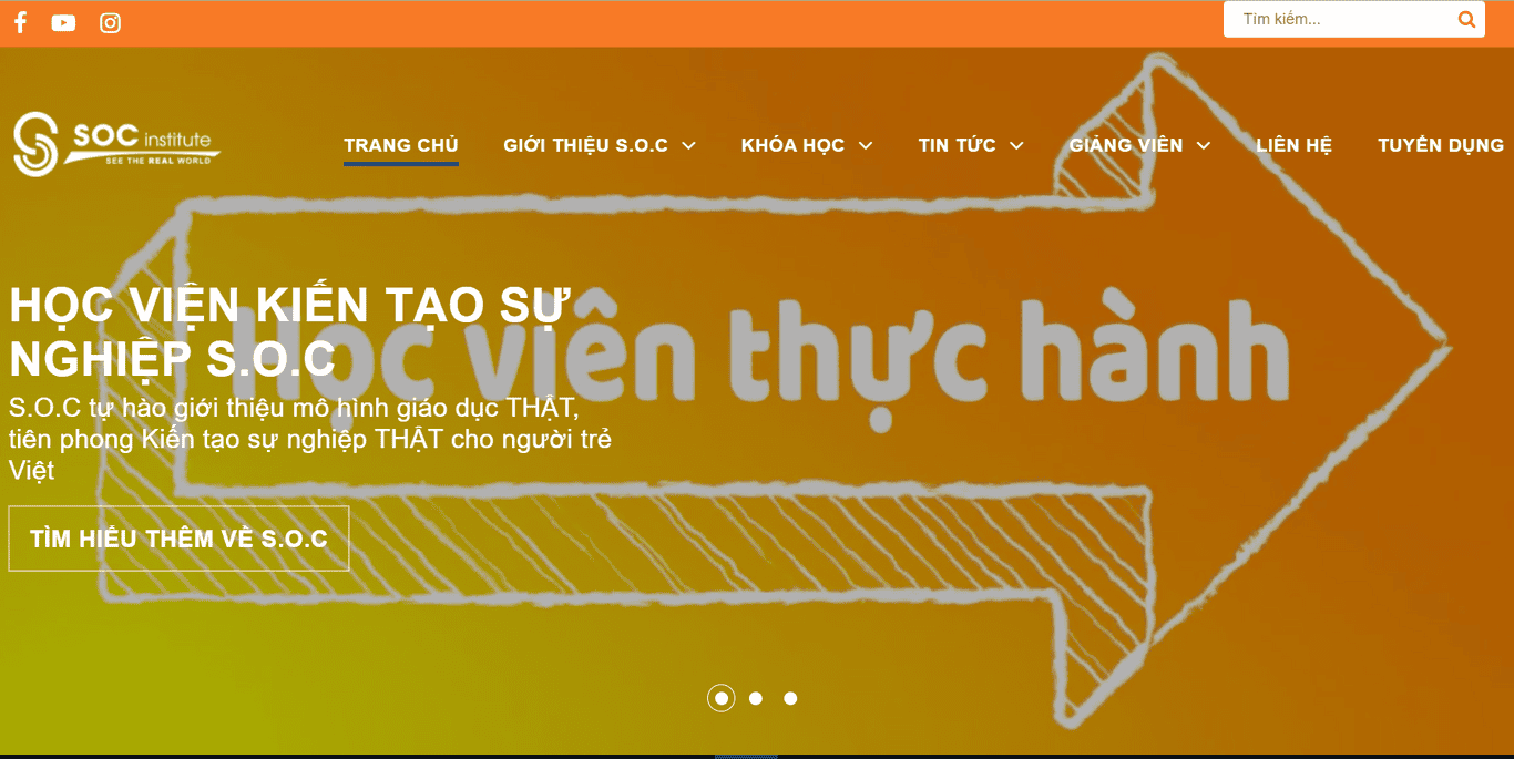 Website chính thức của S.O.C Institude