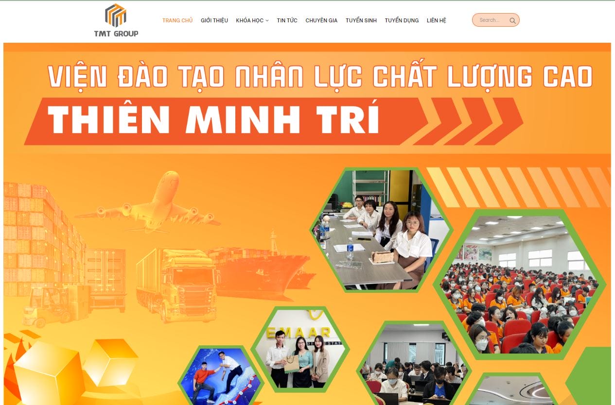 Website chính thức của trung tâm TMT